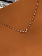 [Clover Jewelry]BLOSSOM PENDANT PINK GOLD AND DIAMOND