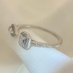 [Clover Jewelry]MY TWIN TOI & MOI SILVER DIAMOND RING