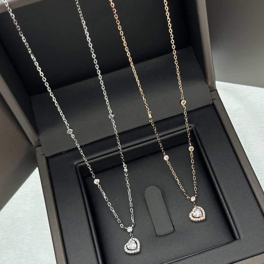 [Clover Jewelry]JOY HEART DIAMOND NECKLACE