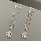 [Clover Jewelry]JOY HEART DIAMOND NECKLACE