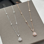 [Clover Jewelry]JOY HEART DIAMOND NECKLACE