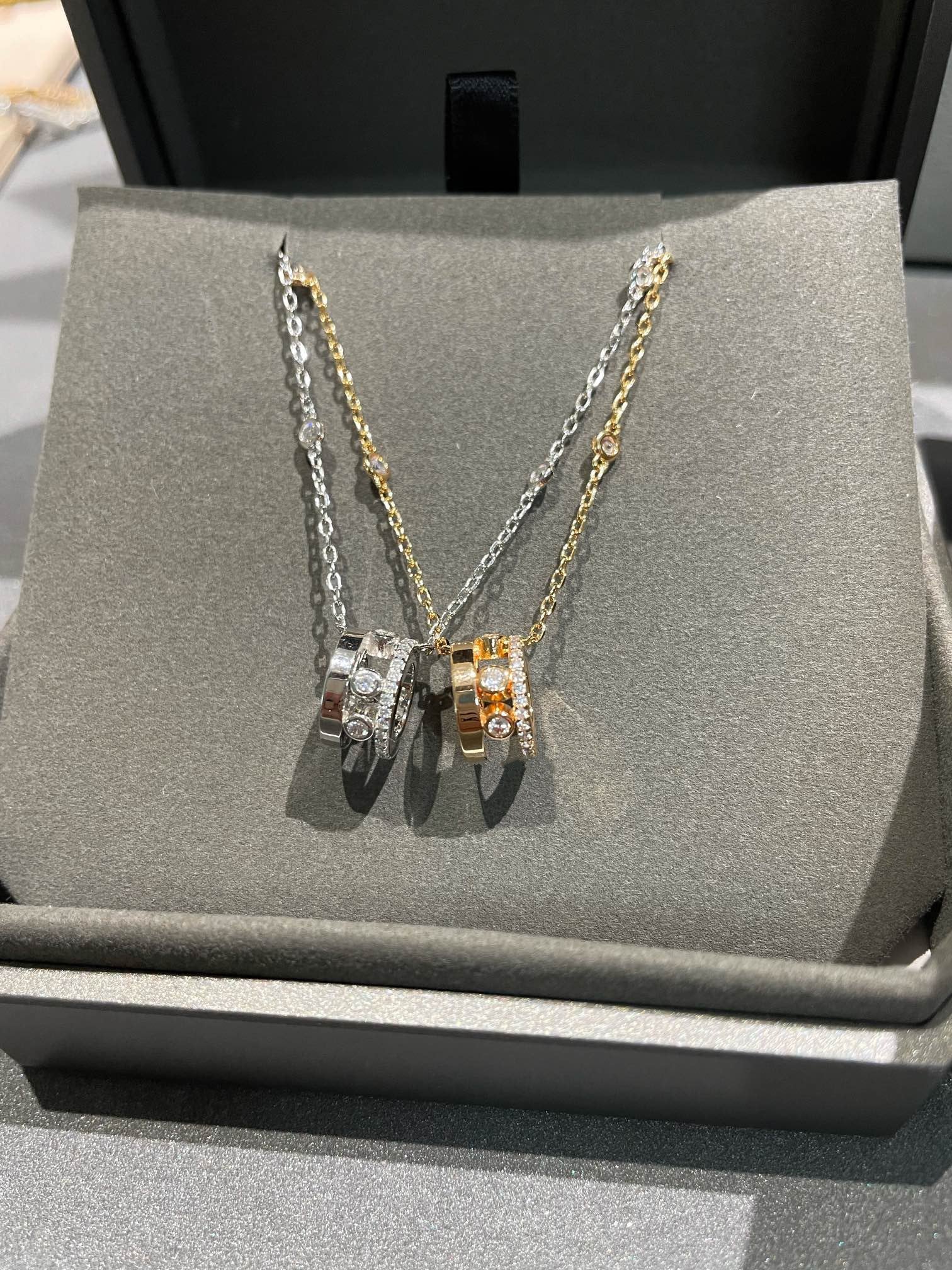 [Clover Jewelry]CHAIN MOVE ROMANE PEDAND NECKLACE