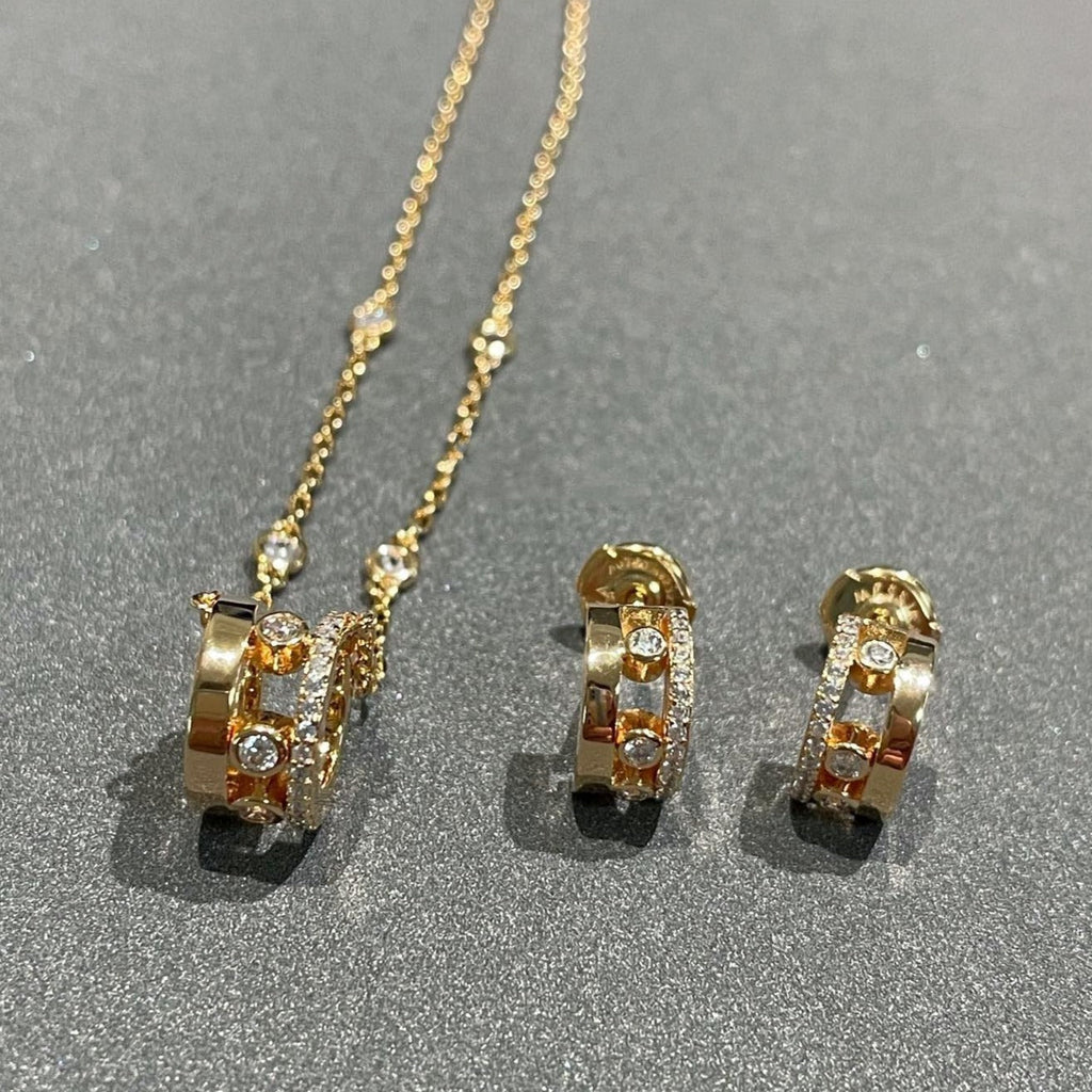 [Clover Jewelry]CHAIN MOVE ROMANE PEDAND NECKLACE