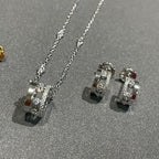 [Clover Jewelry]CHAIN MOVE ROMANE PEDAND NECKLACE