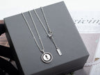 [Clover Jewelry]LUCKY MOVE PM NECKLACE SILVER DIAMOND
