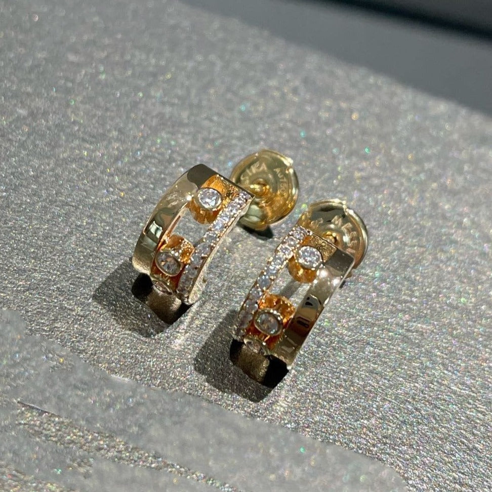 [Clover Jewelry]MOVE ROMANE EARRINGS DIAMOND