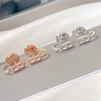[Clover Jewelry]CREOLES MOVE UNO MINI 1 DIAMOND EARRINGS