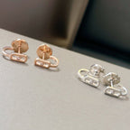 [Clover Jewelry]CREOLES MOVE UNO MINI 1 DIAMOND EARRINGS