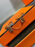 [Clover Jewelry]HM KELLY CLOCHETTE DOUBLE RING IN  WITH DIAMONDS