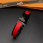[Clover Jewelry]CLIC HM SO BLACK RED BRACELET