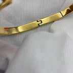 [クローバージュエリー]CLASSIC HM CLIC ホワイト 8mm エナメルブレスレット
