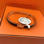 [Clover Jewelry]CLASSIC HM CLIC BLACK 8MM EMAIL ARMBAND