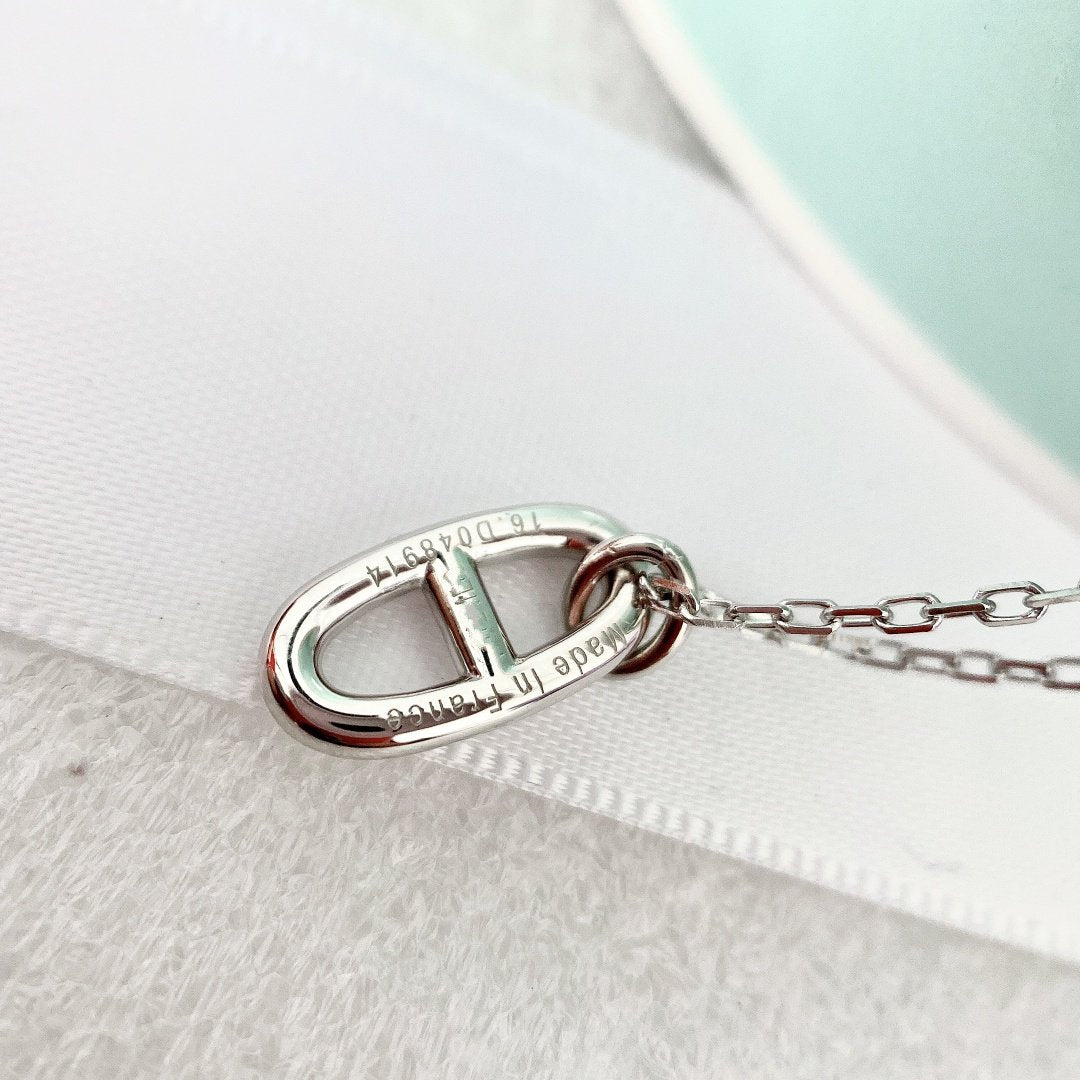 [Clover Jewelry]HM PIG NOSE NECKLACE