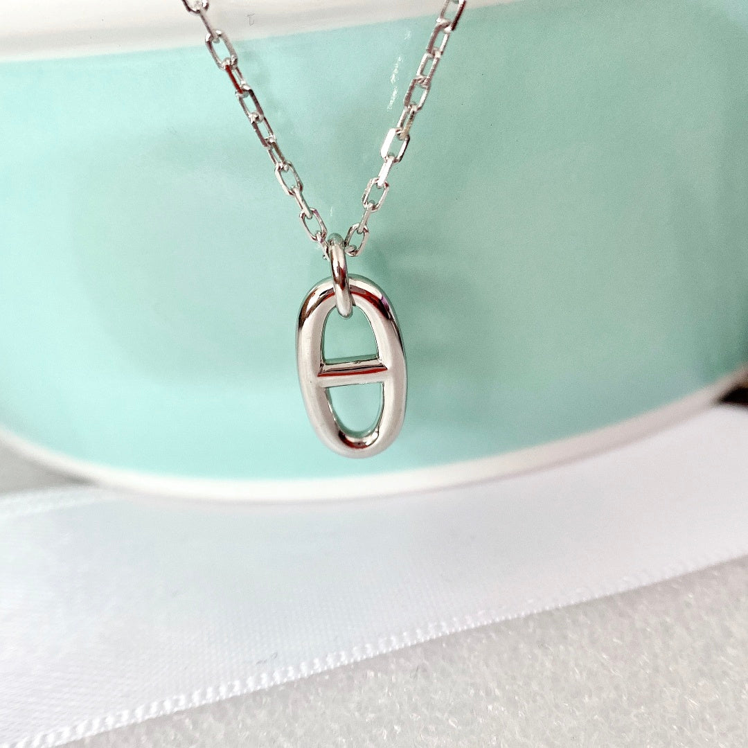 [Clover Jewelry]HM PIG NOSE NECKLACE