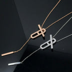 [Clover Jewelry]HM NECKLACE PLATINUM ROSE GOLD DIAMOND