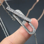 [Clover Jewelry]HM NECKLACE PLATINUM ROSE GOLD DIAMOND