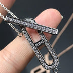 [Clover Jewelry]HM NECKLACE PLATINUM ROSE GOLD DIAMOND