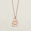 [Clover Jewelry]AMULETTE PEDANT ROSE GOLD NECKLACE