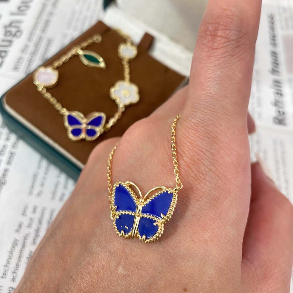 [Clover Jewelry] 2026 NEW LUCKY BUTTERFLY 1 MOTIFS NECKLACE