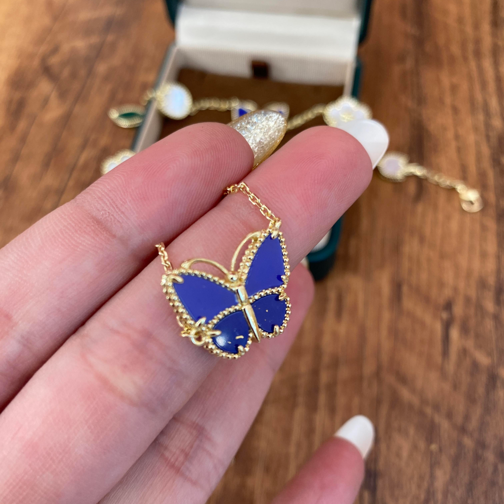 [Clover Jewelry] 2026 NEW LUCKY BUTTERFLY 1 MOTIFS NECKLACE