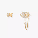 [Clover Jewelry]Lucky Eye Diamond Earrings