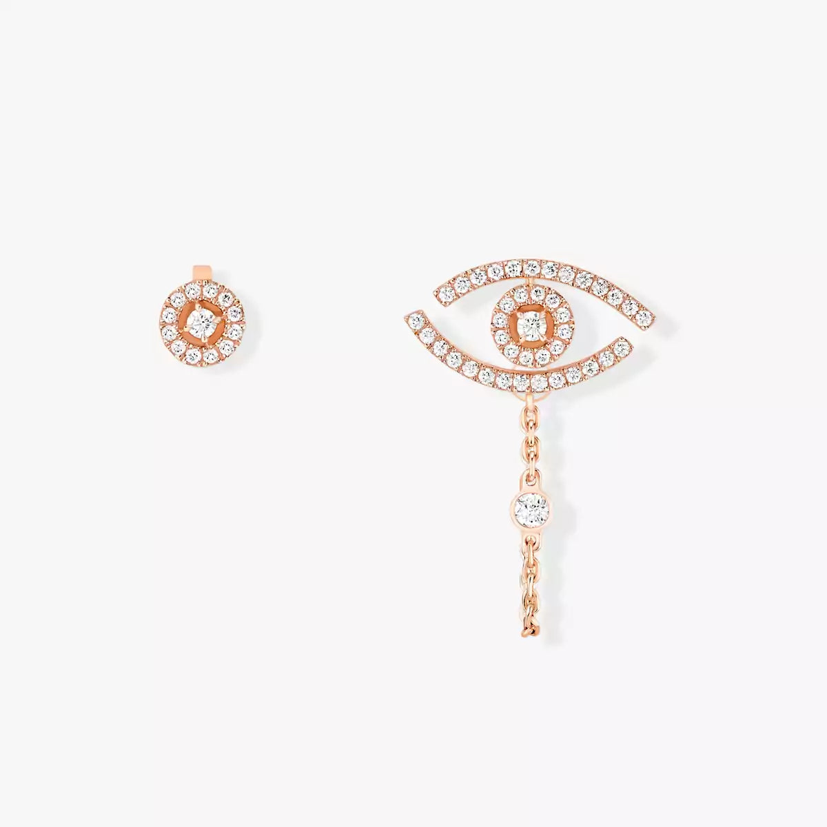 [Clover Jewelry]Lucky Eye Diamond Earrings
