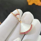 [Clover Jewelry]DREAM NECKLACE MOP PINK DIAMOND