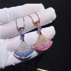 [Clover Jewelry]DREAM NECKLACE AGATE SILVER DIAMOND