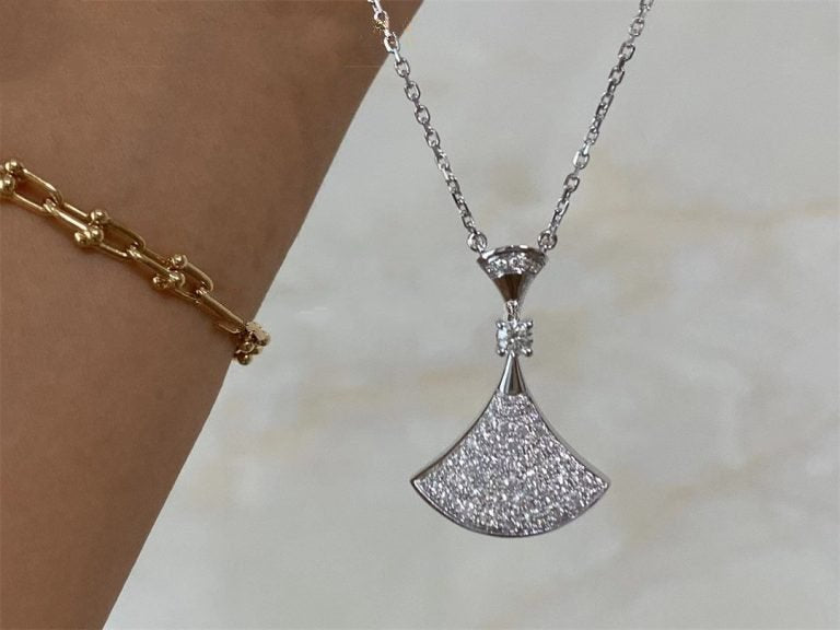 [Clover Jewelry]DREAM HALSKETTE SILBER VOLL DIAMANT