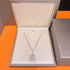 [Clover Jewelry]DREAM NECKLACE WHITE DIAMOND SILVER