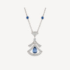 [Clover Jewelry]DREAM NECKLACE AGATE DIAMOND SILVER