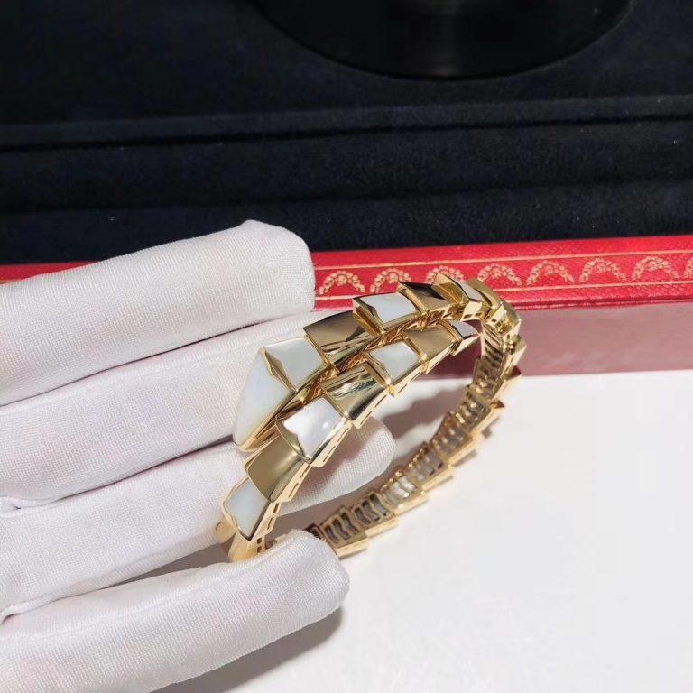 [Clover Jewelry]SERPENTI BRACELET MOP GOLD