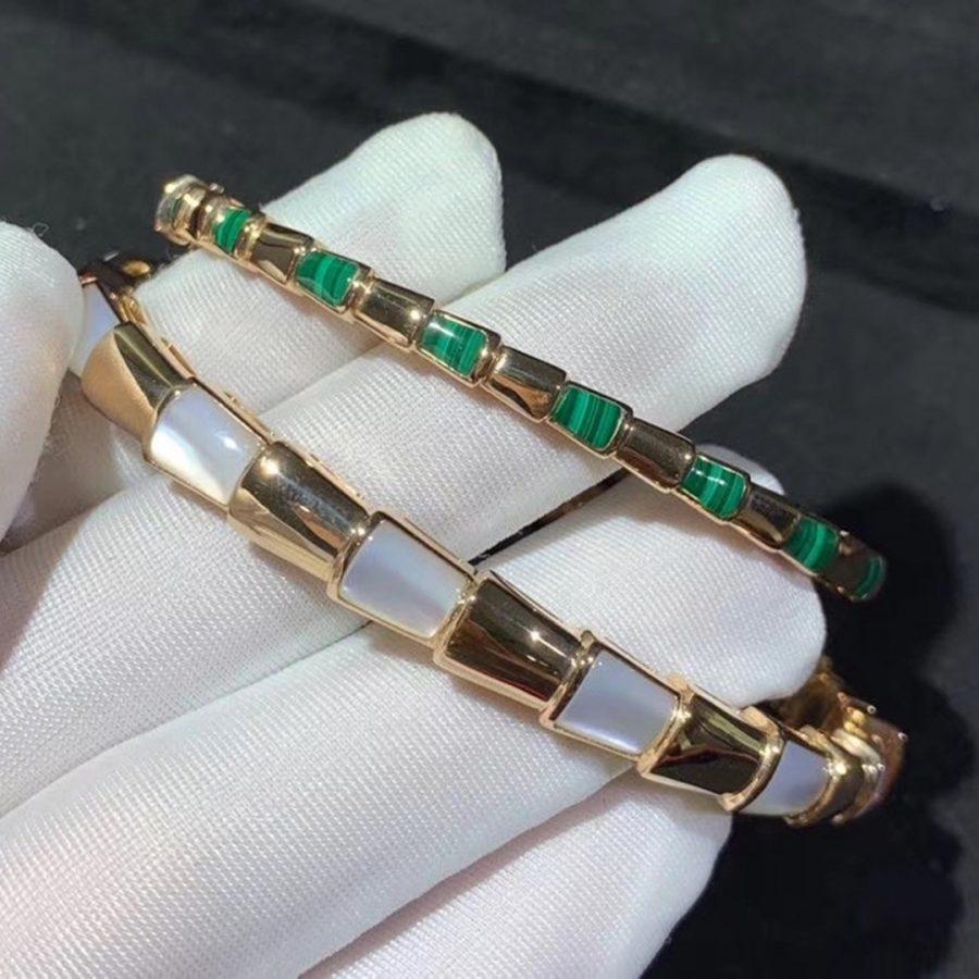 [Clover Jewelry]SERPENTI BRACELET PINK GOLD MOP