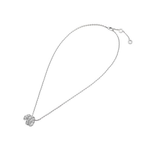 [Clover Jewelry]SERPENTI  NECKLACE DOUBLE RING DIAMOND