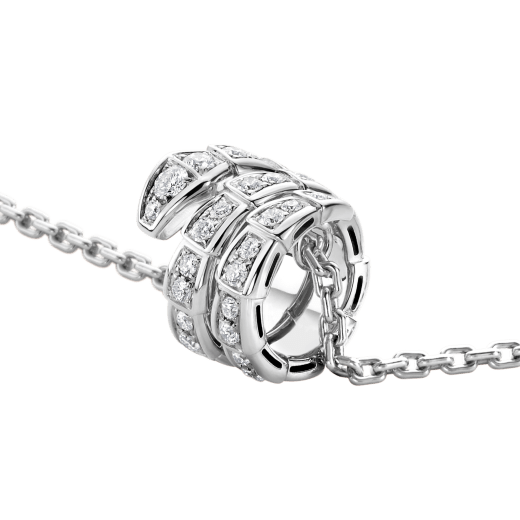 [Clover Jewelry]SERPENTI  NECKLACE DOUBLE RING DIAMOND