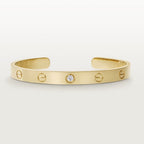 [Clover Jewelry]LIEBESARMREIF 6,1 MM 1 DIAMANT OFFENE MANANSCHETTE