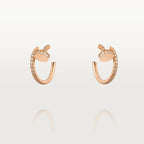 [Clover Jewelry]JUSTE EARRINGS 12.75MM PINK GOLD DIAMOND