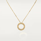 [Clover Jewelry]LOVE NECKLACE ADJUSTABLE ROSE GOLD