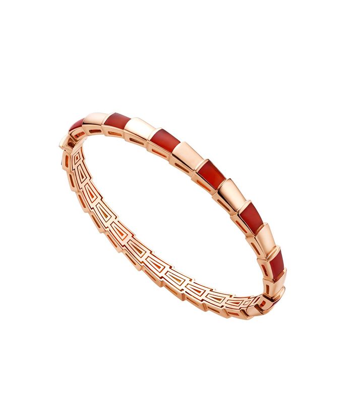 [Clover Jewelry]SERPENTI BRACELET PINK GOLD RUBELLITE