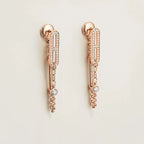 [Clover Jewelry]CHAINE CHAOS DIAMOND DROP EARRINGS