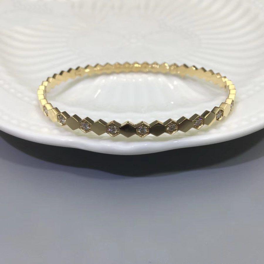 [Clover Jewelry]BEE LOVE GOLD DIAMOND BRACELET