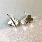 [Clover Jewelry]BEE LOVE SILVER DIAMOND EARRINGS