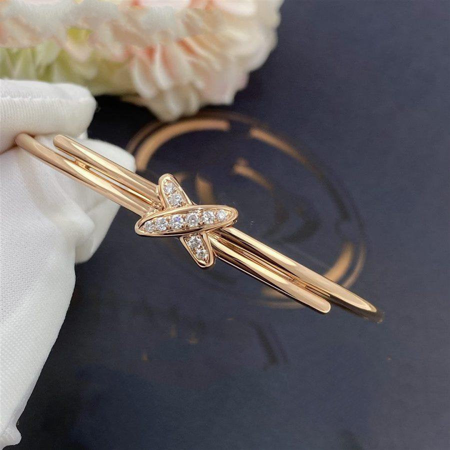 [Clover Jewelry]JEUX DE BRACELET PINK GOLD DIAMONDS