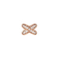 [Clover Jewelry]JEUX DE PINK GOLD DIAMOND EARRINGS