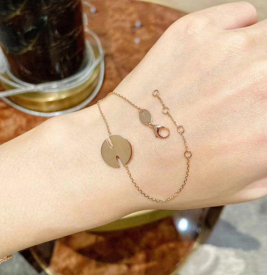 [Clover Jewelry]JEUX DE BRACELET MOP PINK GOLD DIAMONDS