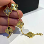 [Clover Jewelry]CLOVER 5 FLOWERS LASER BRACELET