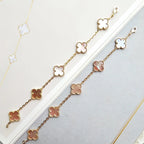 [Clover Jewelry]CLOVER 5 PINK MOP BRACELET