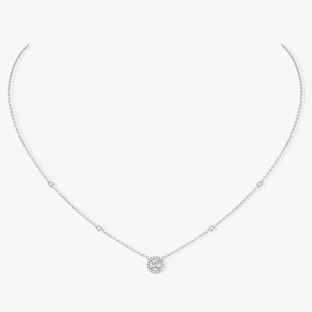 [Clover Jewelry]Diamond Necklace 0,20ct Brilliant Shape Joy