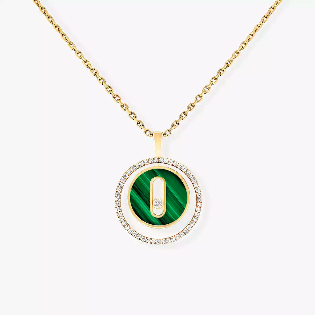 [Clover Jewelry]Lucky Move Diamond Necklace in Rose Gold and White Mother-of-Pearl