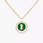 [Clover Jewelry]Lucky Move Diamond Necklace in Rose Gold and White Mother-of-Pearl